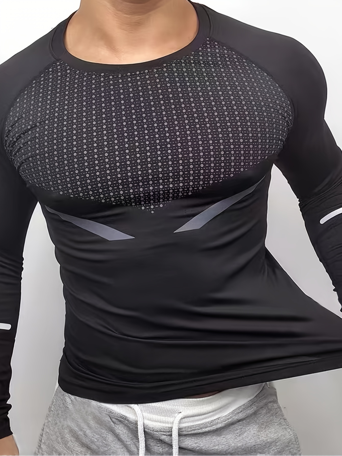 Comprar Camiseta de fitness de secado rápido para hombre DEPORTE al aire  libre Correr Escalada Manga corta Entrenamiento de alto estiramiento Tops  de compresión transpirables que absorben el sudor