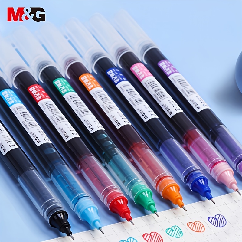 12colors Notepad Color Gel Pens ball Point Pens Fine Point - Temu