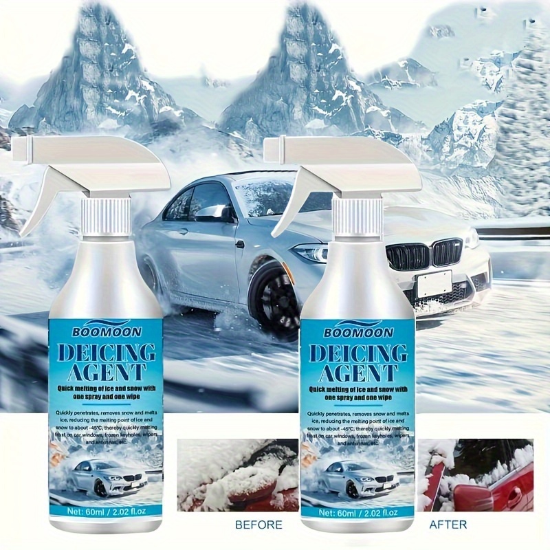 Winter Window Frost Spray 3.38oz Defroster Spray For Car Windshield  Instantly Winter Glass Frost Spray Works On Key Locks