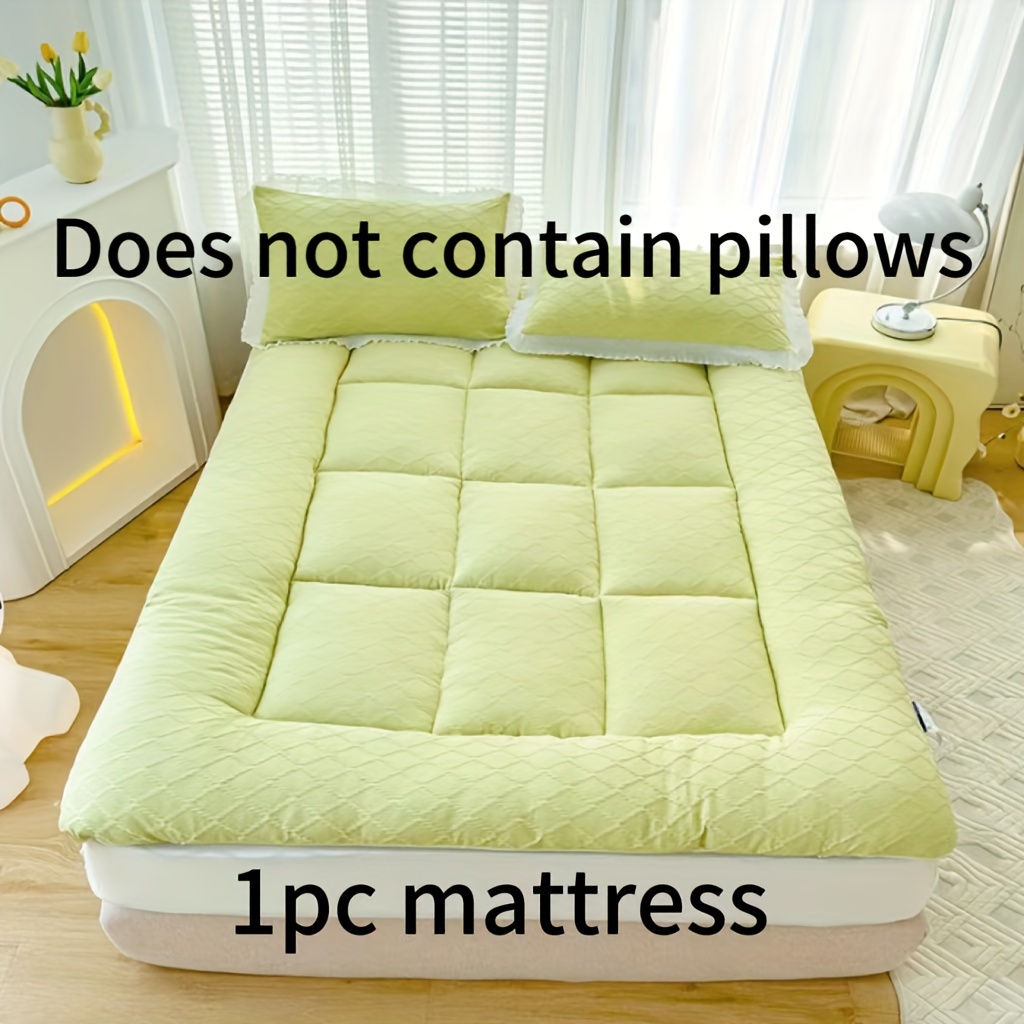 Colchón de futón para cama, colchón de suelo enrollable, colchón plegable  de tatami japonés, tapete de tatami de color sólido, cojín de cama