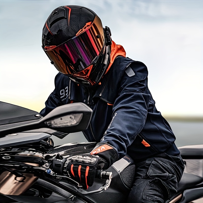 Chubasquero para motocicleta, pantalones de lluvia, traje dividido para  llevar, impermeable para montar en moto, de cuerpo completo, a prueba de
