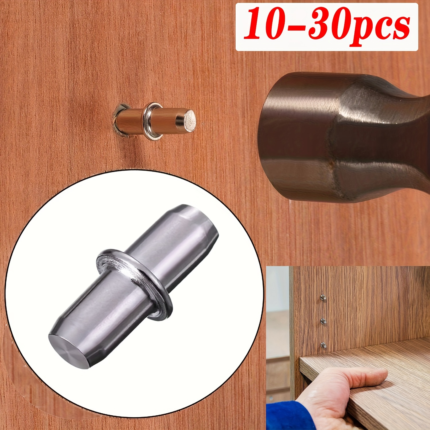  120 Pcs Shelf Pins 5mm Shelf Holder Support Pins Made from  Nickel Plated Metal Material Shelf Pegs are Sturdy and Durable for  Furniture Shelves Bracket. : Tools & Home Improvement