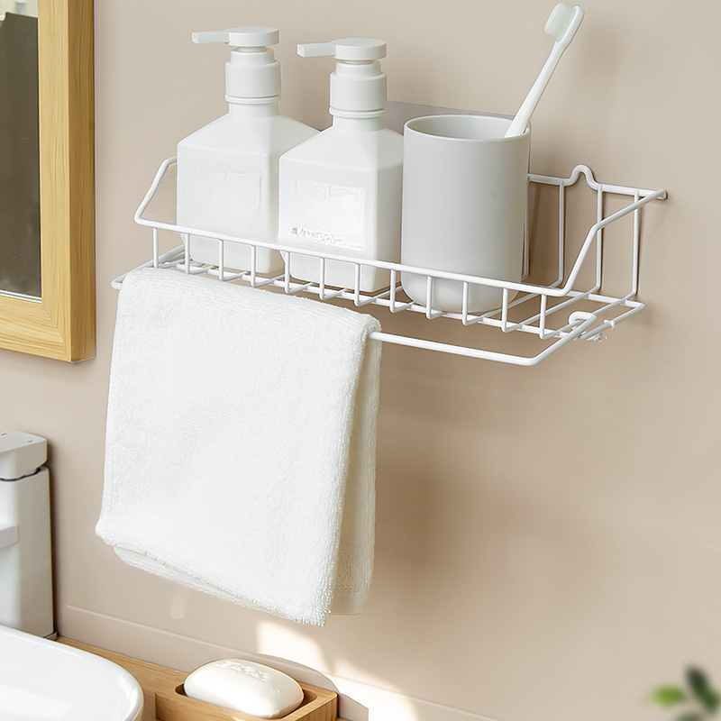 Corner Shower Caddy Towel Rack Soap Holder Aluminum Bathroom - Temu