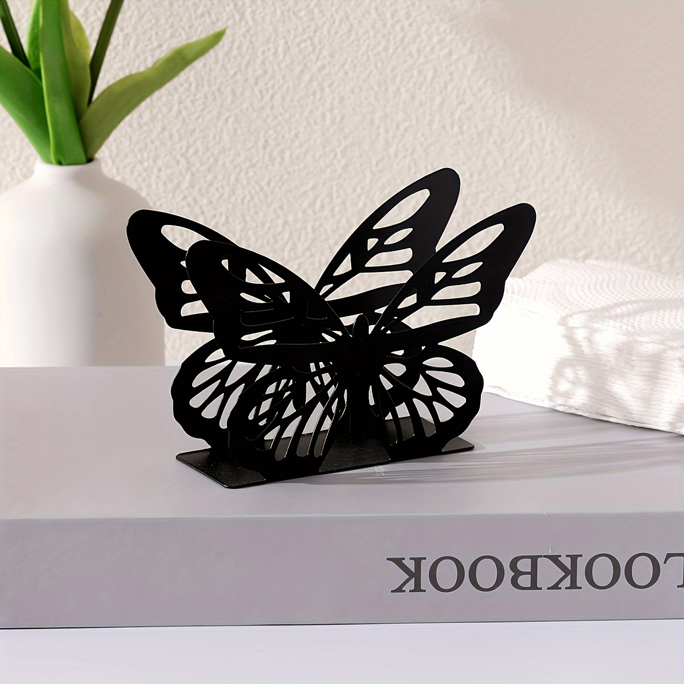 2pcs Toallero Ganchos Gancho Pared Decorativo Mariposa - Temu