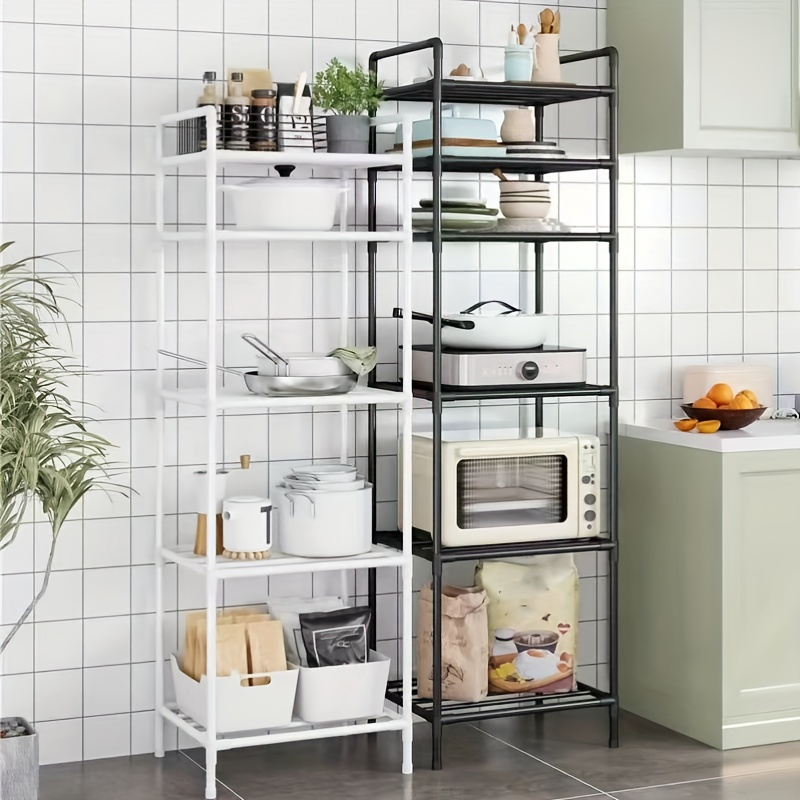  Estantes de cocina de acero inoxidable de 3 capas, estantes  para panaderos para cocinas con almacenamiento, estante con ruedas : Hogar  y Cocina