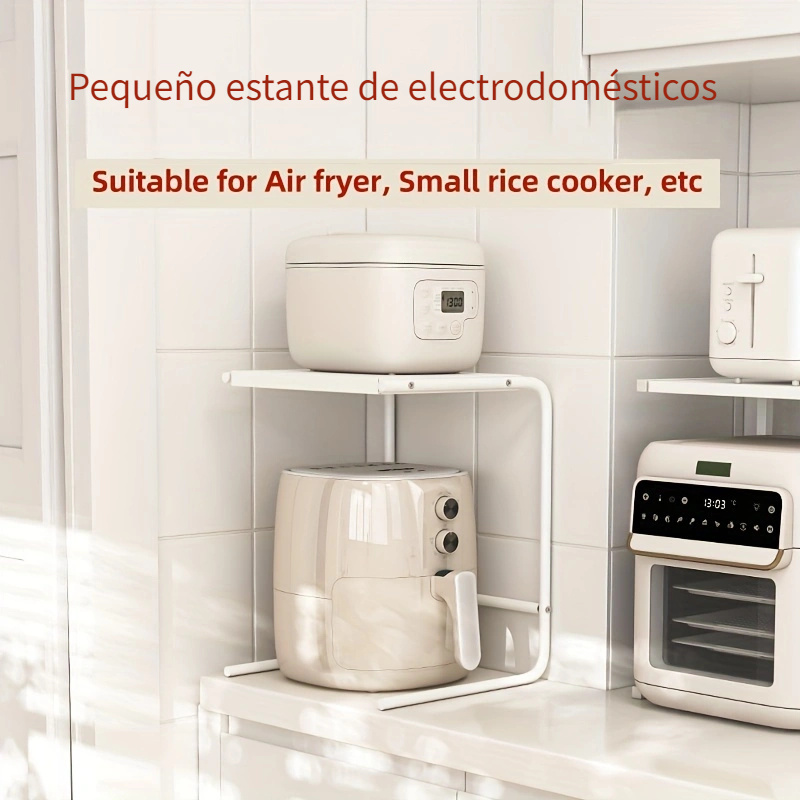 Comprar Estante de Almacenamiento funcional multifuncional, estante para  horno microondas, organizador de especias, estante de almacenaje para cocina,  organizador