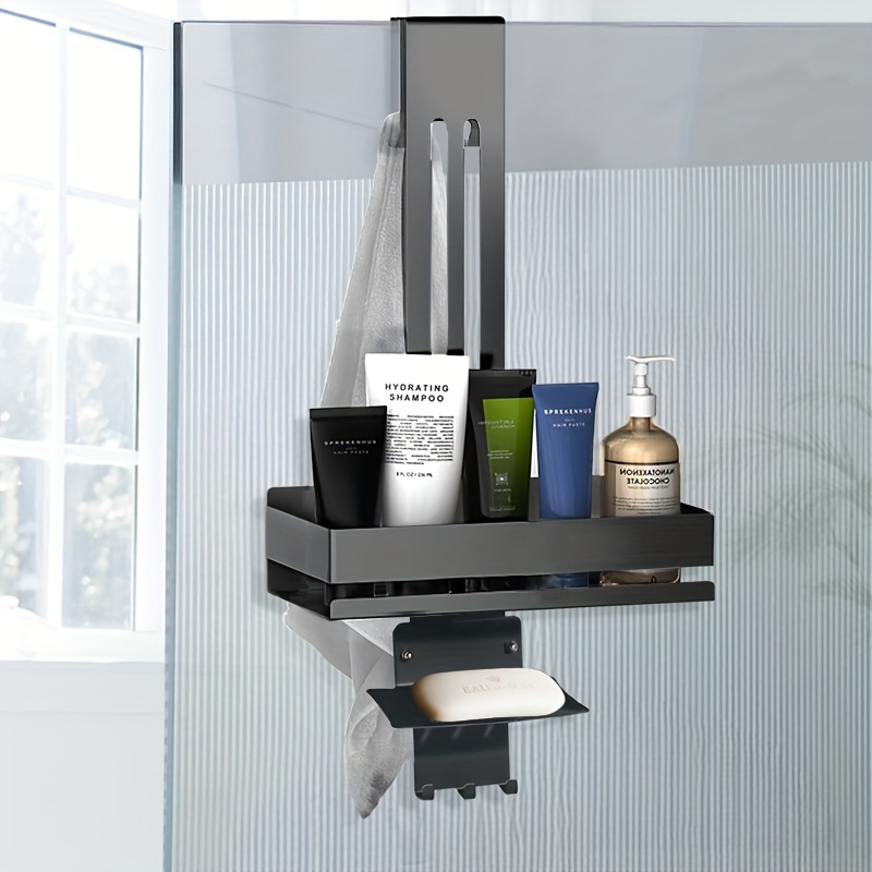 Bathroom Liftable Waterproof Storage Shelf Tray Shower Three-in-one Bracket  - Temu