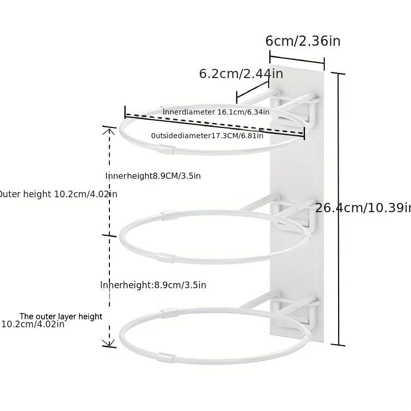 Support De Rangement Mural Pour Ballons 1 Couche/2/3 Couches - Temu Belgium