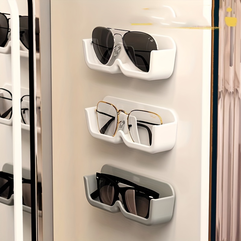 2 Stück Brillenständer, Sonnenbrillen Brillenhalter Kreative Kunststoff  Brillenregal 4-Lagen Brillen Aufbewahrungs Präsentationsregal, für  AufbewahrungSonnenbrillen, Myopia-Brillen, Planspiegel : : Mode