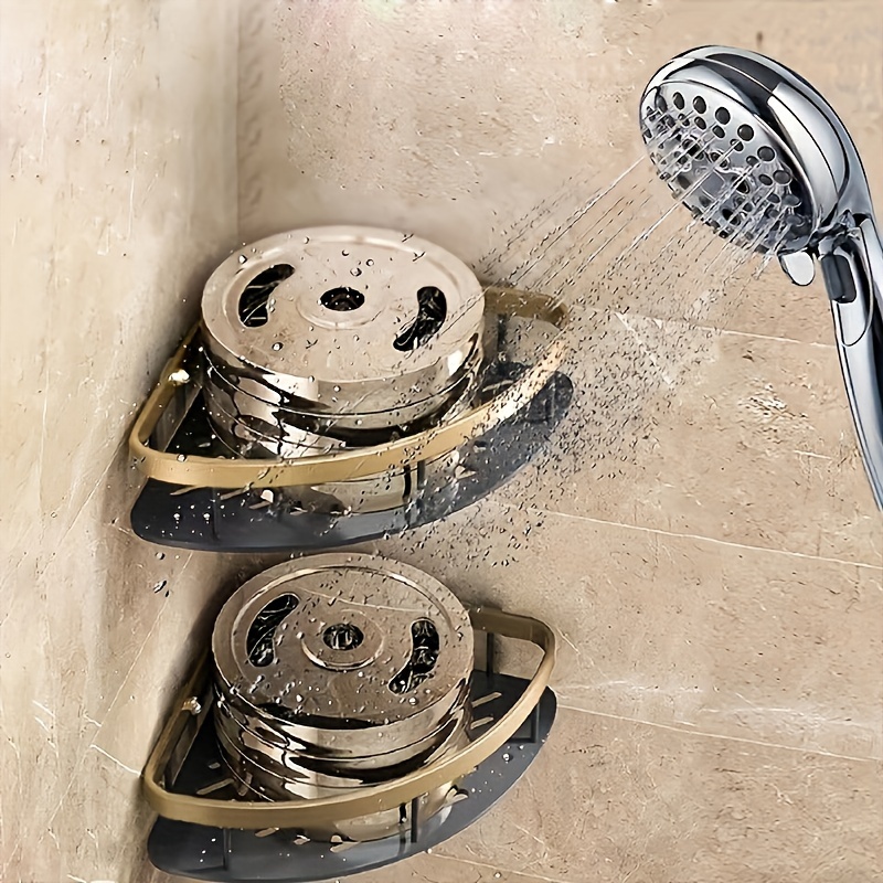 1 Stück Eck-Duschablage, Badezimmer-Aufbewahrungsregal