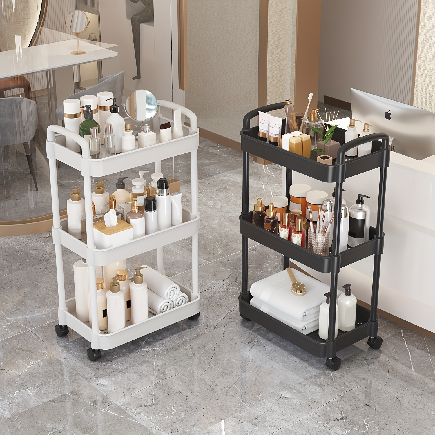 3 tier Storage Tray Multifunctional Free Standing - Temu