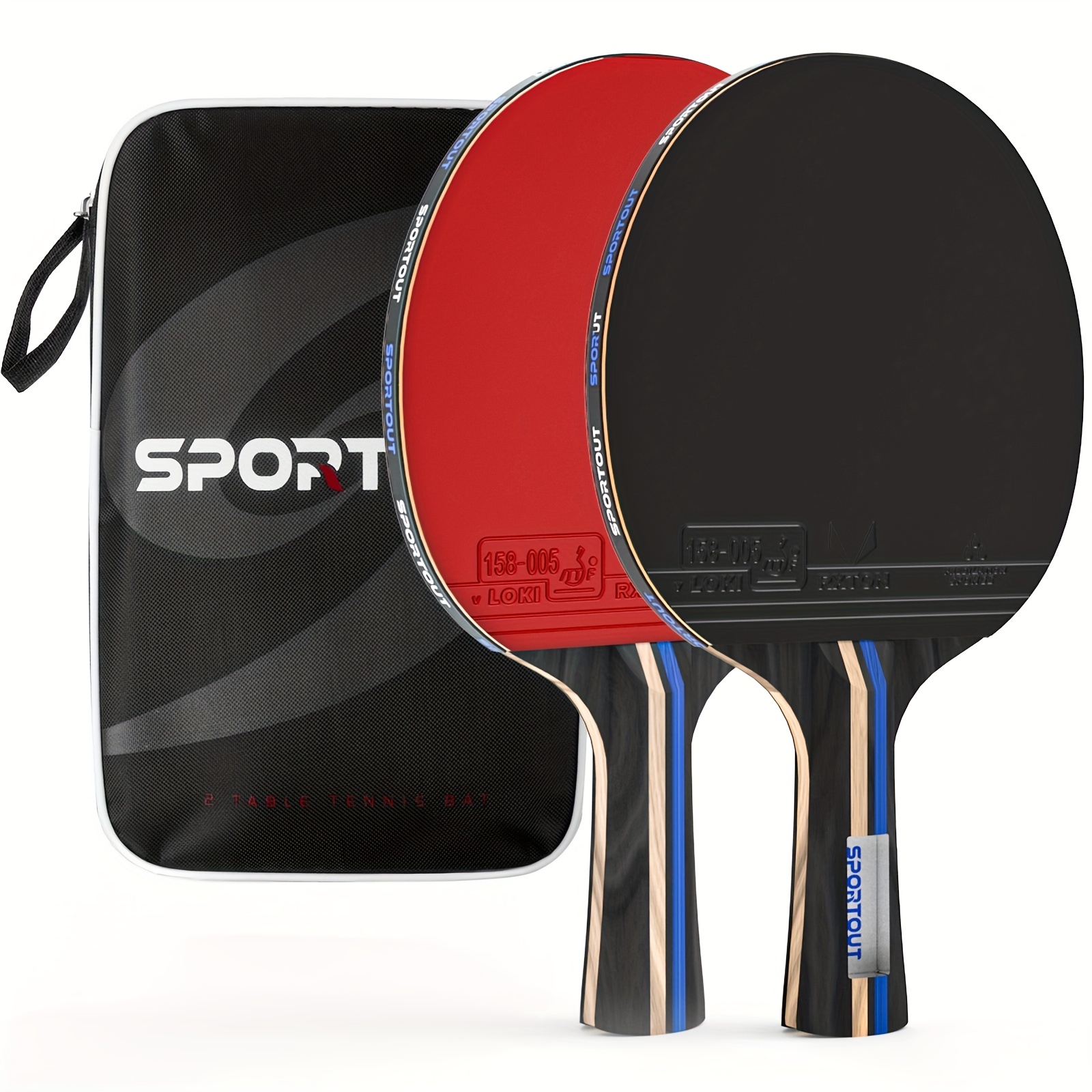5PCS Ping Pong Portable Set Table Tennis Net Training Professional