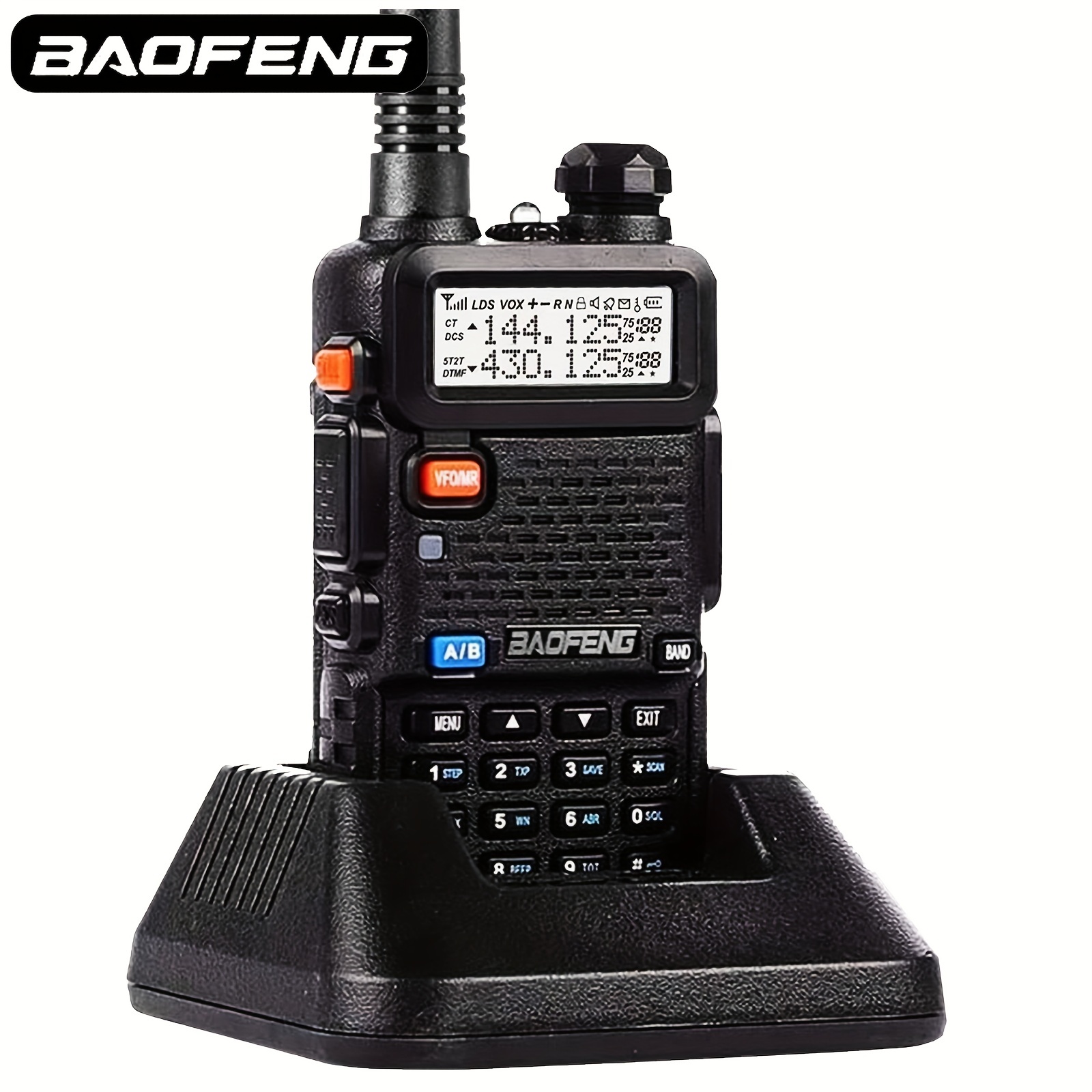 1PC Baofeng BF-S5 Plus talkie-walkie longue portée Radio bidirectionnelle  VHF UHF Portable jambon CB Radio talkie-walkie mieux que UV5R 82