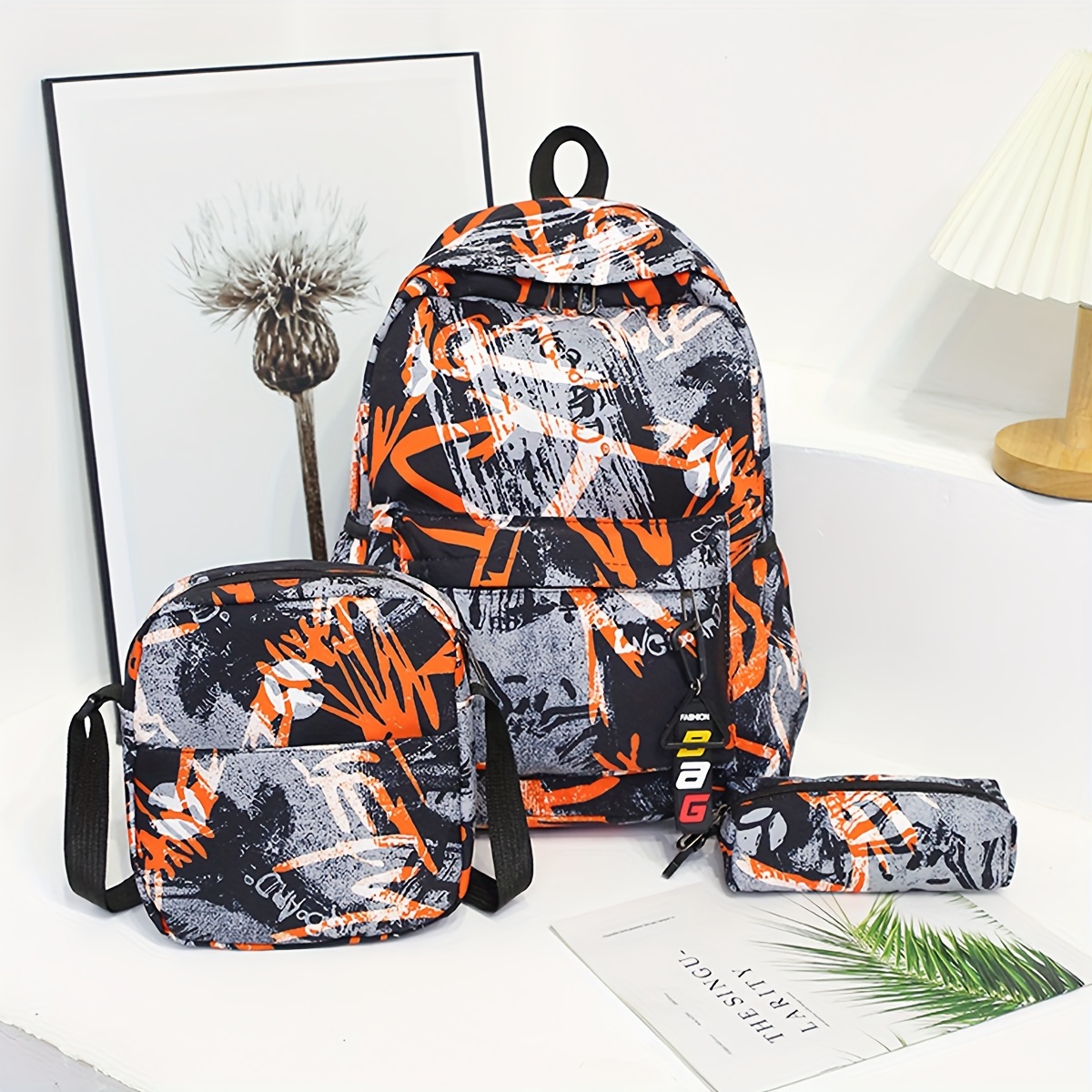 Sac à Dos Fille Primaire Cartable Scolaire 3 en 1 Imperméable Sac à Dos  Licorne Enfant Fille Ultra léger avec étui à Crayons isolé pour Sac à Lunch