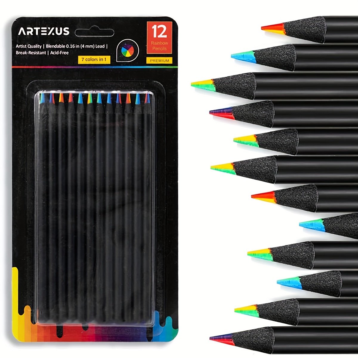 24color Tin Box Colored Pencils Set 3.0mm Coreless Premium Core Watercolor  Pencils Adults And Student Artist Colored Pencils Set Pencils For Premium A