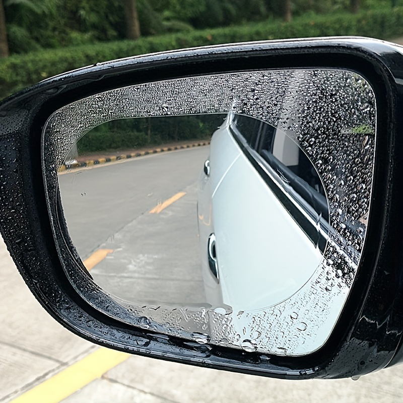 2PCS Car Rearview Mirror Rainproof Film Nano Mirror Anti-fog Film