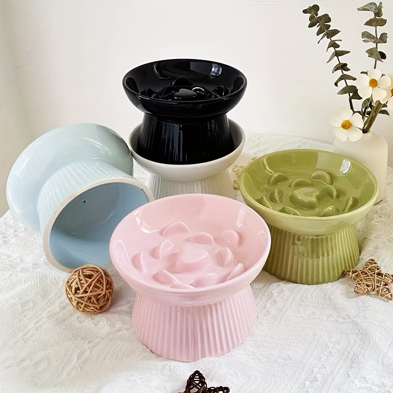 Cat Feeder Slow Feeder Cat Bowl Fish Shaped Silicone - Temu