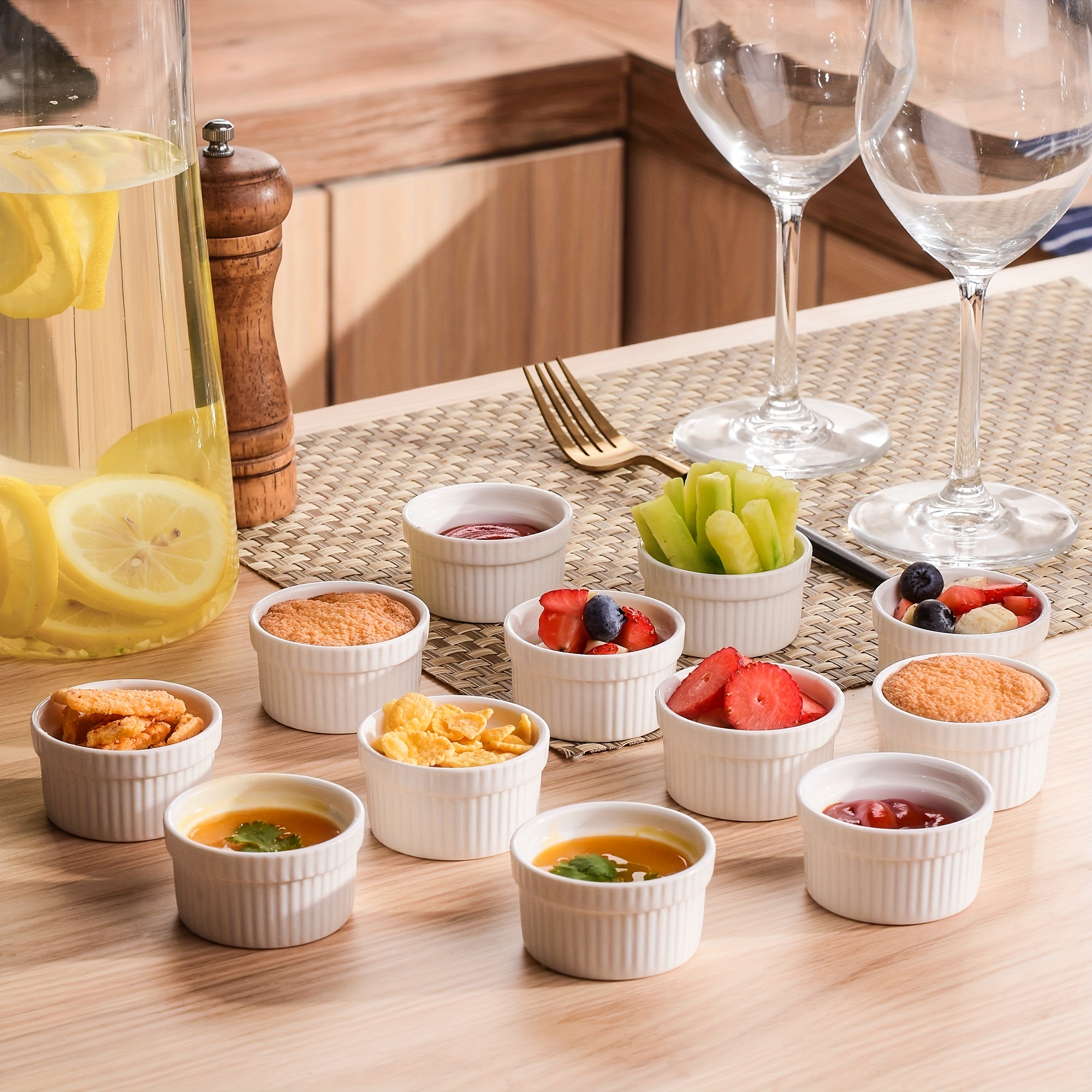 Stainless Steel Small Ramekin Dipping Sauce Cup 30ml Wine Glass