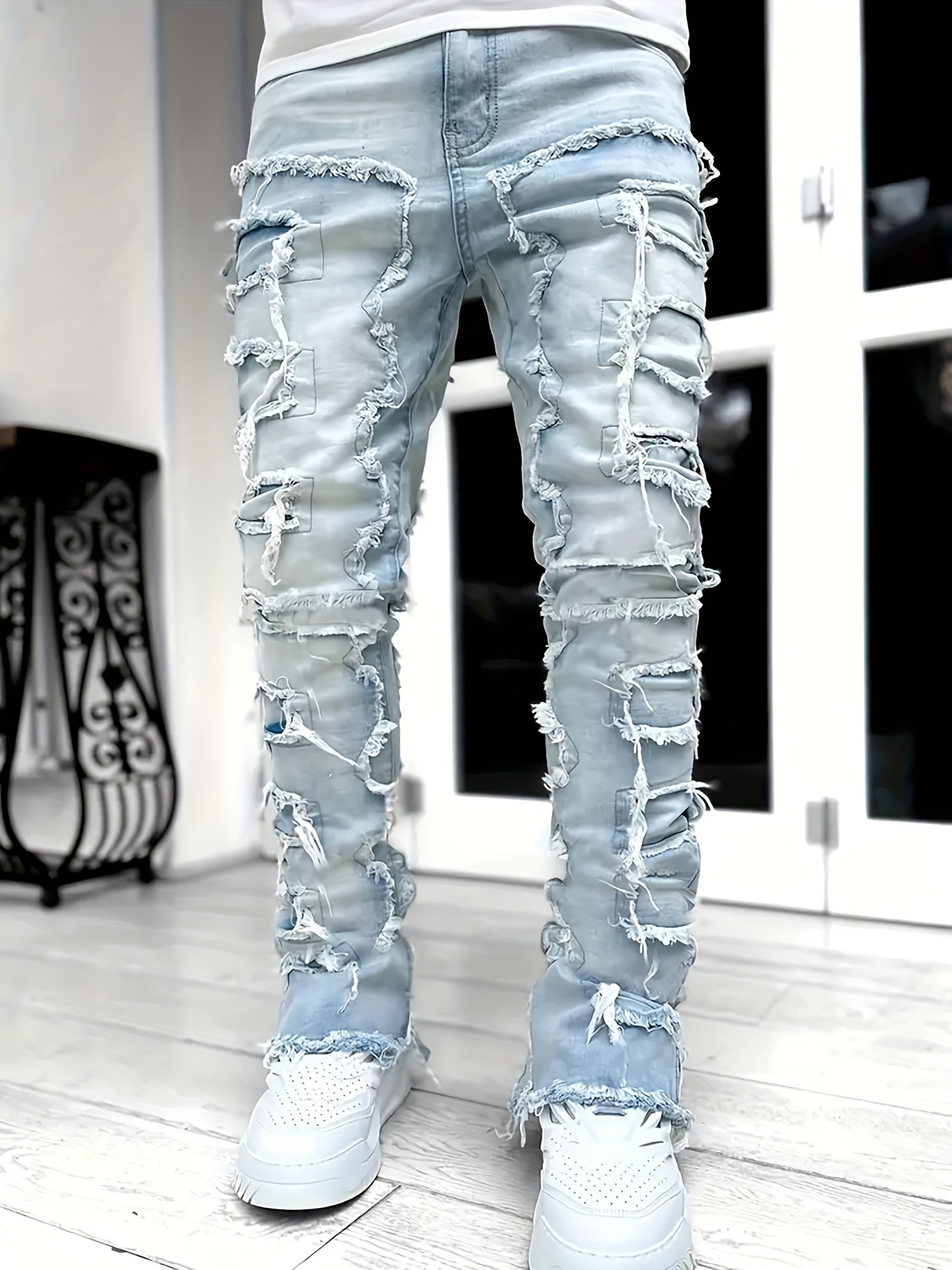 Jeans Rotos - Temu