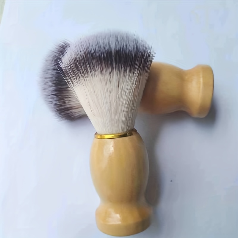 Brocha de afeitar vintage, accesorios de afeitar para hombre, brocha de  afeitar con mango azul -  México