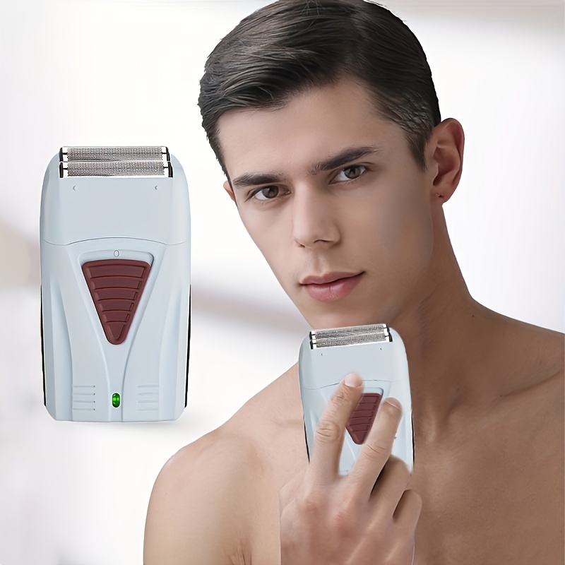 Maquinilla de afeitar eléctrica 5 en 1 para hombres, afeitadora de cabeza  seca y húmeda, afeitadora de cabeza calva recargable con recortadoras y