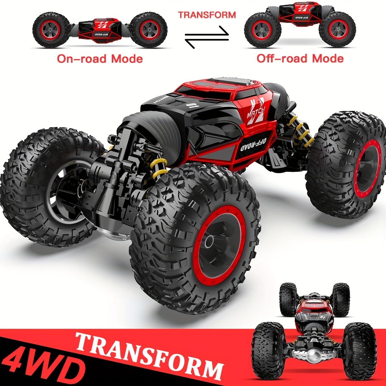 1:12 Professional RC Car High Speed SUV Rock Rover Double Motors