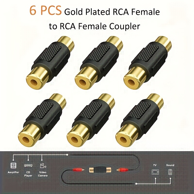 5 pcs UGREEN Adaptateur Audio jack 3,5 mm mâle vers jack 6,35 mm/6.5mm  femelle - Connectique Audio / Vidéo