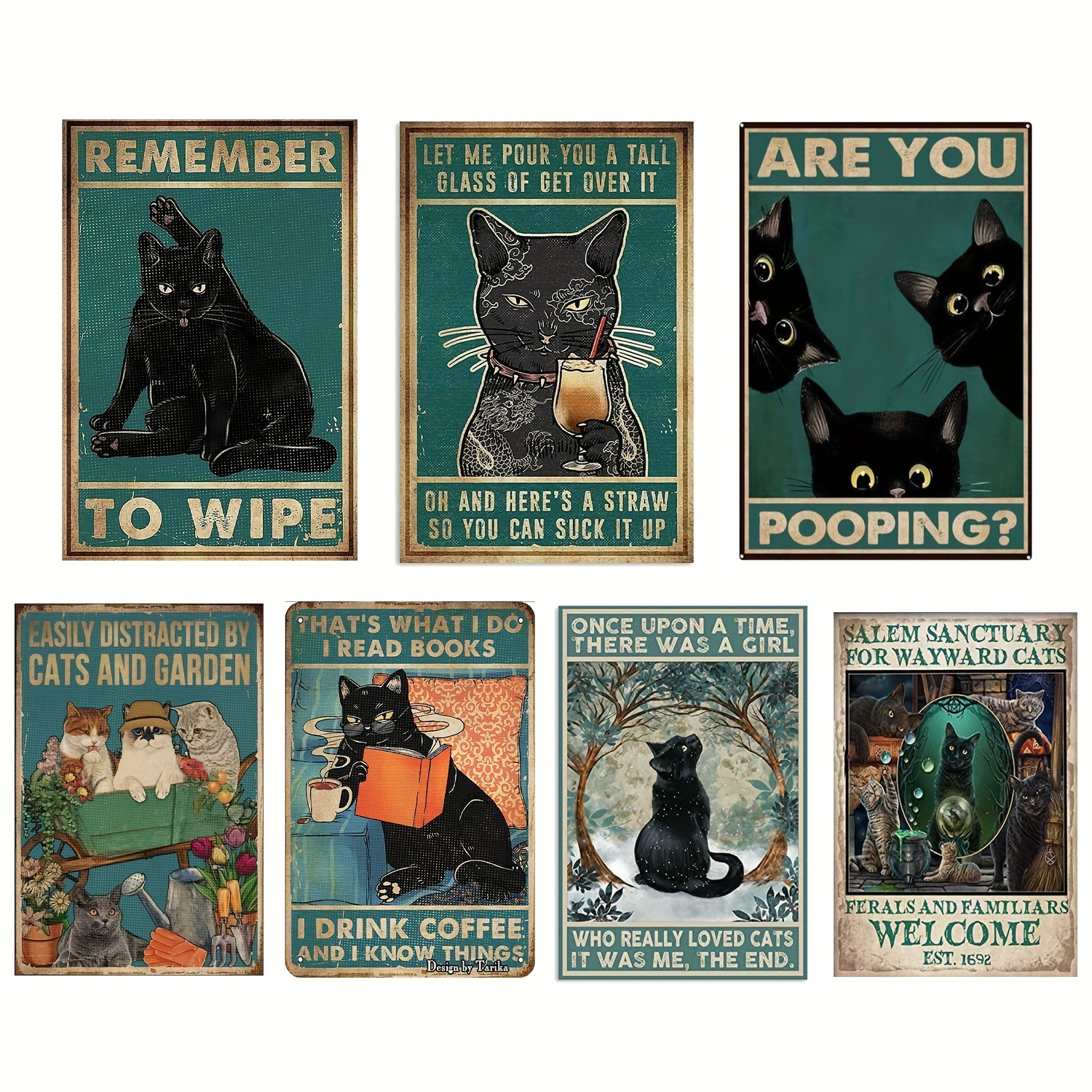 Retro Poster Canvas Painting Print Funny Animal Poster Black Cat Watching  Newspaper Poster Nice Butt Wall Art Home Decor Room Decor Canvas Poster No  Frame, Halloween Decoration - Temu United Arab Emirates