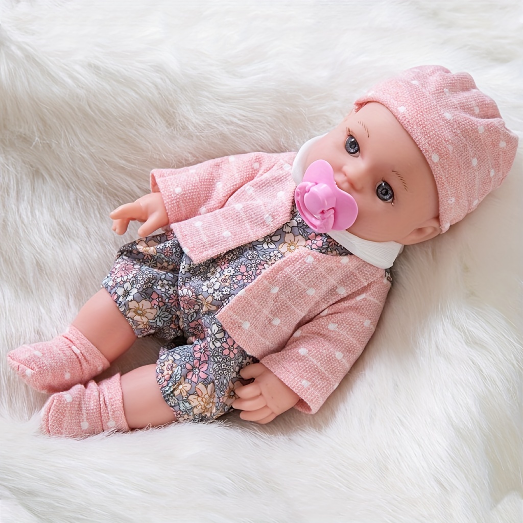 Roupas de boneca para crianças 20 cm Reborn-Doll Acessórios de boneca de  pelúcia roupas de boneca de pelúcia Soothe Roupa de boneca vestido rosa :  : Brinquedos e Jogos