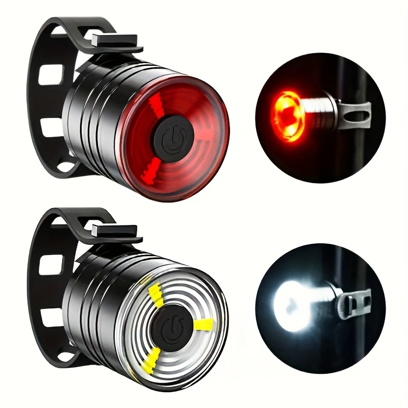 LED-Fahrradlicht, IPX6 wasserdichtes Rücklicht, über USB aufladbare  Fahrradrücklichter, Sicherheitswarnung, Fahrradlicht, Fahrradzubehör