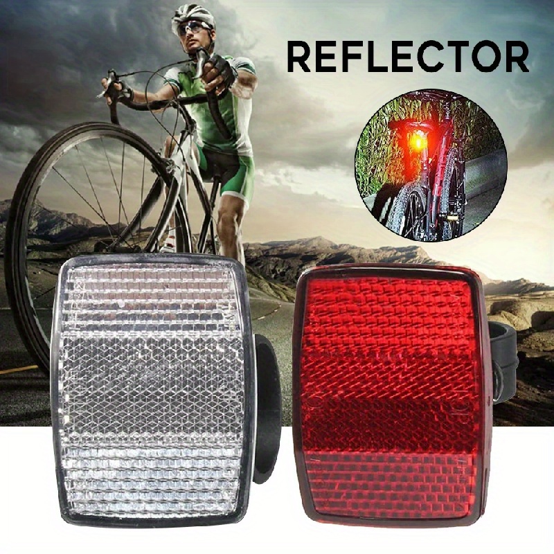 Front and rear online bike reflectors