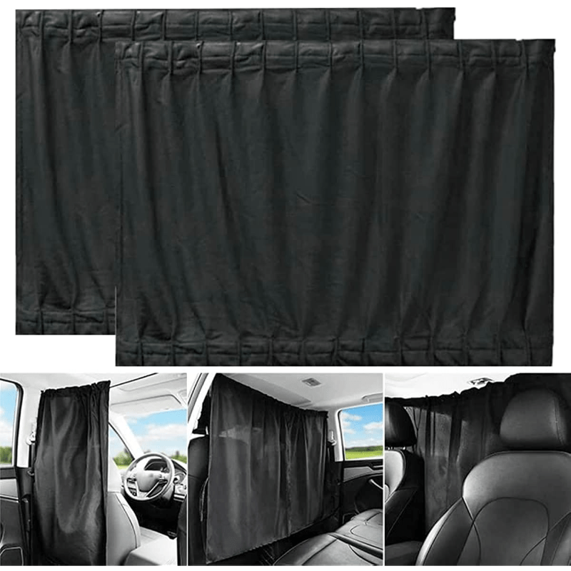 Car Side Window Curtain, 2Pcs Car Curtains Foldable Sunshade Protection,  Removable Slidable Car Privacy Curtains for Car SUV (Beige)