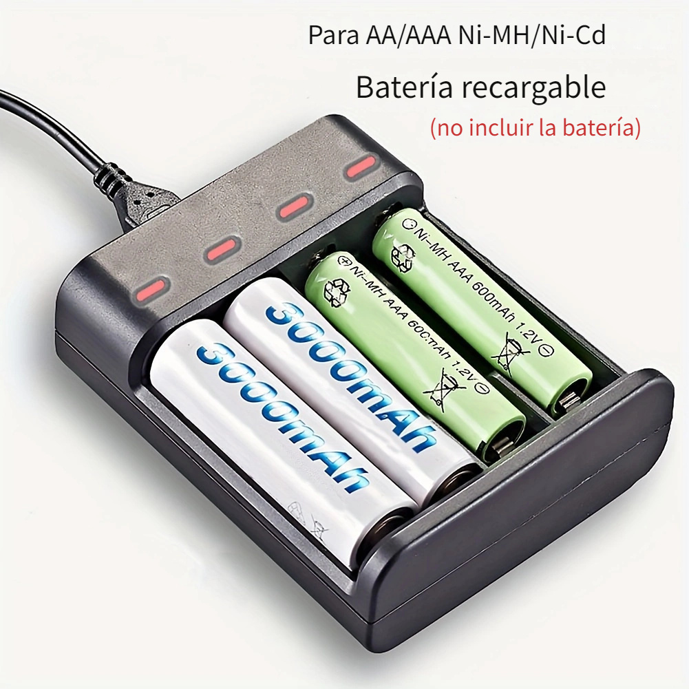 Cargador inteligente para pilas 9V en Venta