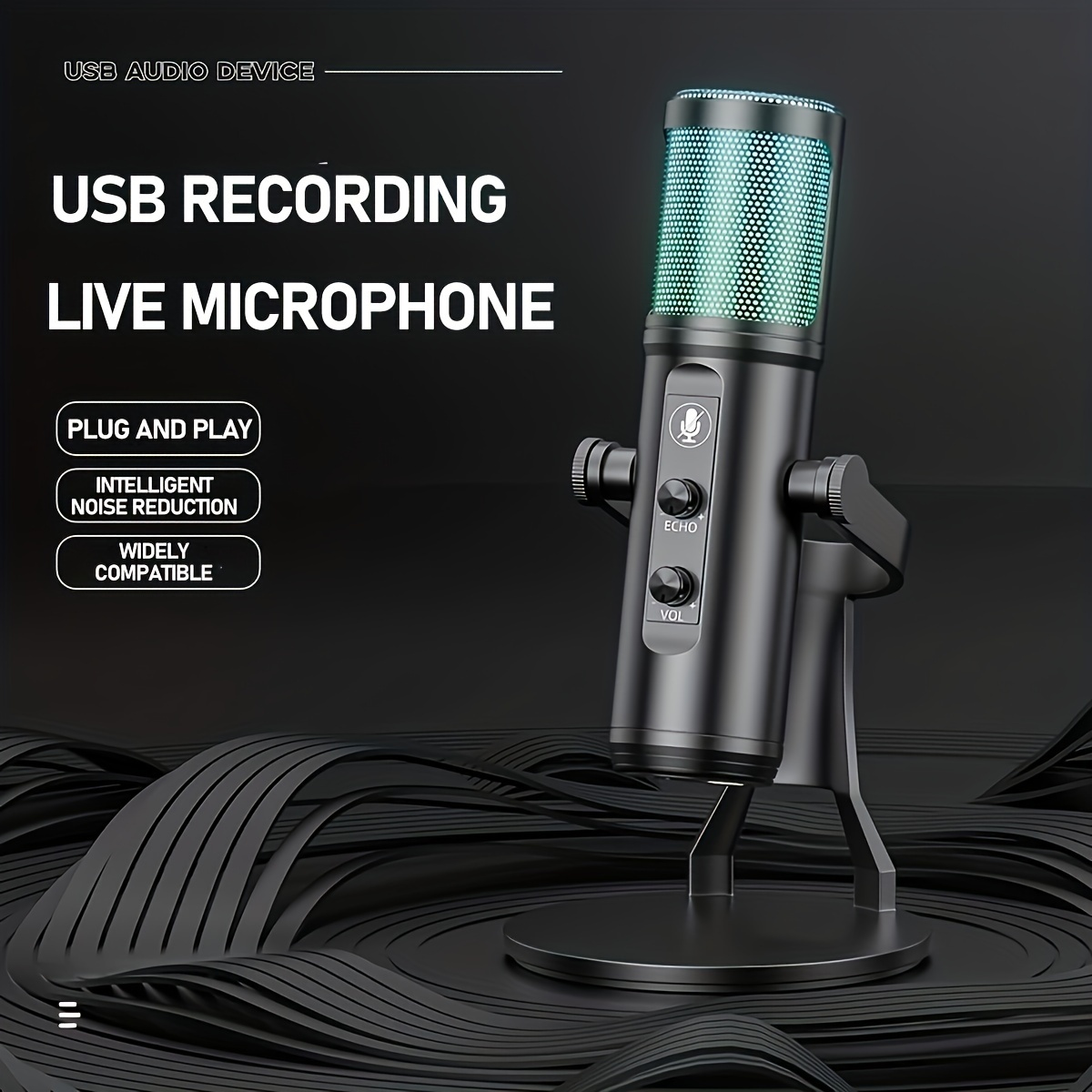 Microphone filaire professionnel Studio Mic pour l'enregistrement
