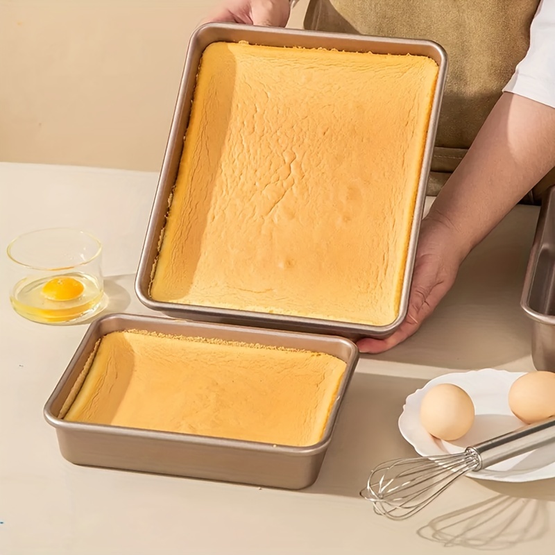Cake pans molds homemiyn high bakeware nonstick cookie sheet baking pan  metal oven baking tray 21.9x16.8x4.5cm