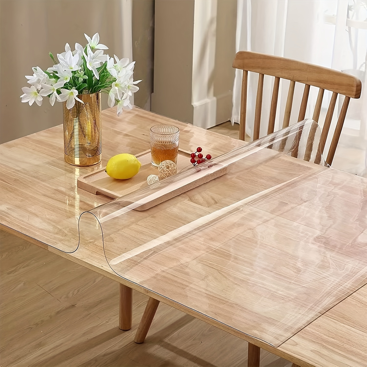 Mesa de comedor plegable, mesa de 1.2 pulgadas de grosor, para comedor,  sala de estar (marrón rústico+1 mesa)