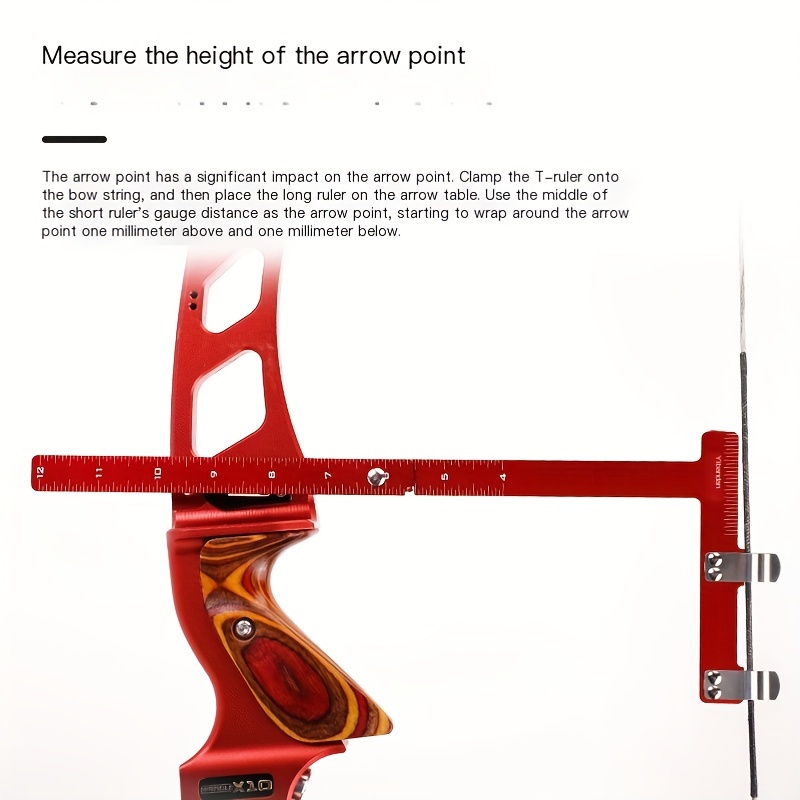 Viseur d'arc recourbé en alliage d'aluminium, en forme de T, pour les  sports de plein air, tir à l'arc, pratique de la chasse, accessoires de tir