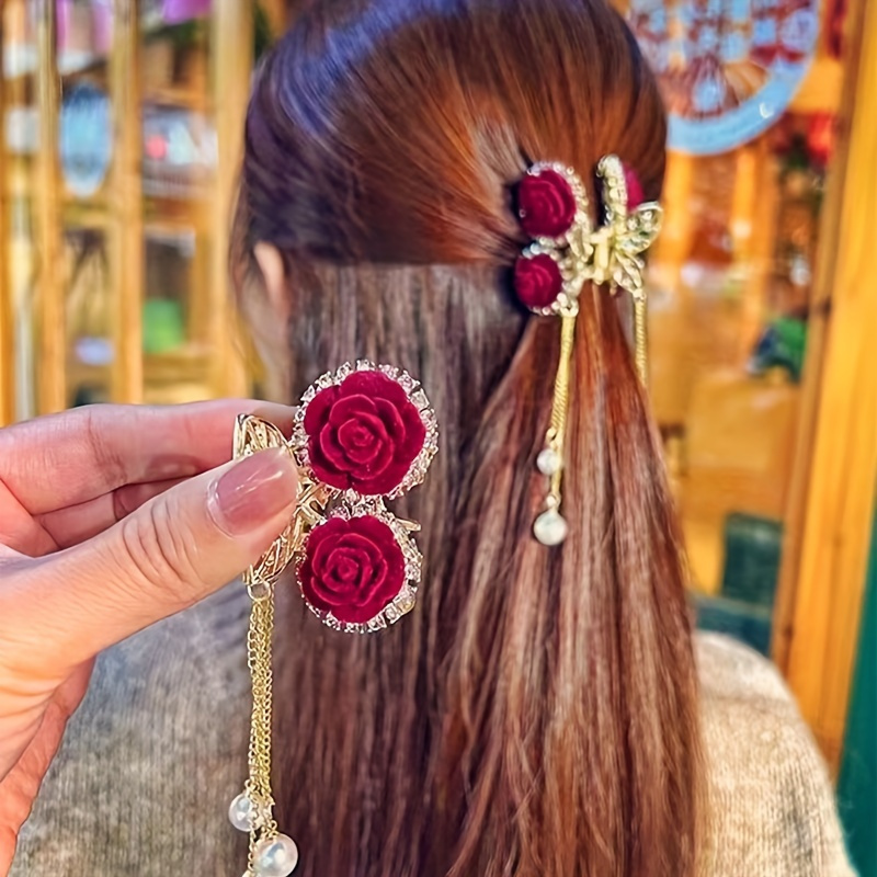 Comprar Horquillas para el pelo con forma de estrella de cinco puntas para  niña, Clip de Metal, garra geométrica para el pelo, soporte para cola de  caballo de boda Simple hueco