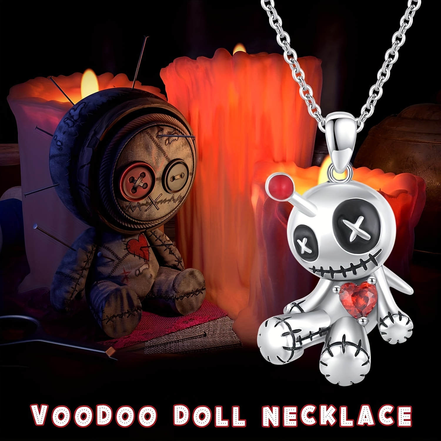 Voodoo doll - cool saying + voodoo doll Sticker