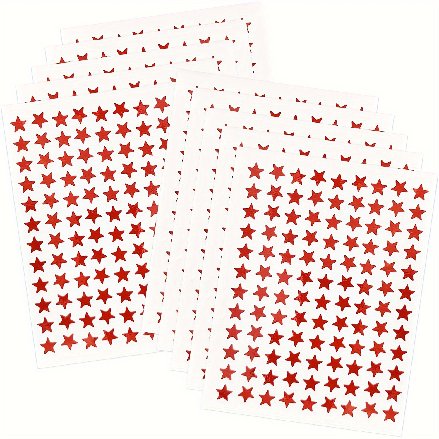  2,040 Gold Foil Star Stickers - Small Gold Star
