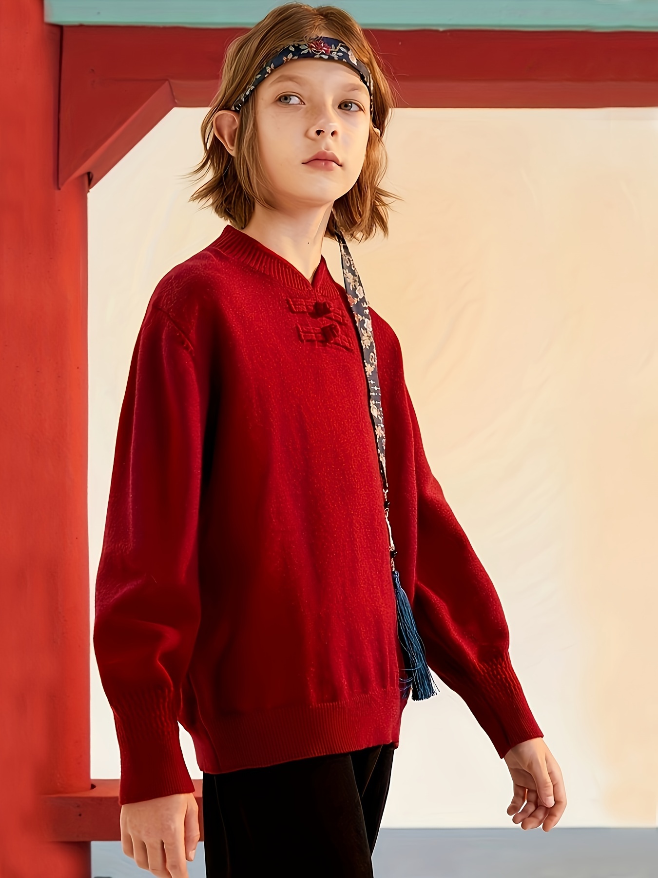 Boys on sale red sweater