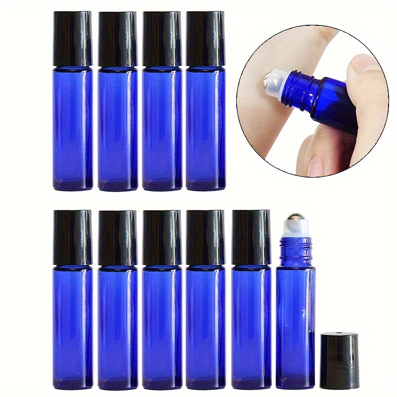 Bouteilles en verre pour huiles essentielles, petit flacon compte-gouttes  avec Pipette, 5ml, 10ml, vert, bleu, marron, 30 pièces - AliExpress