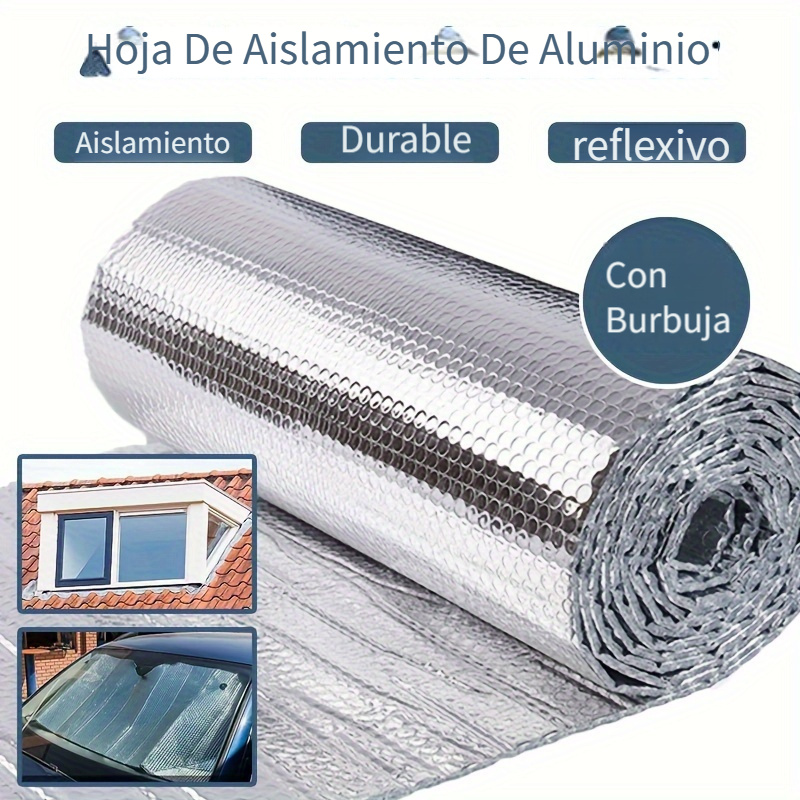 Película aislante de ventana – Kit de aislamiento impermeable para ventanas  de frío y humedad, autoadhesivo, protector contra la intemperie de