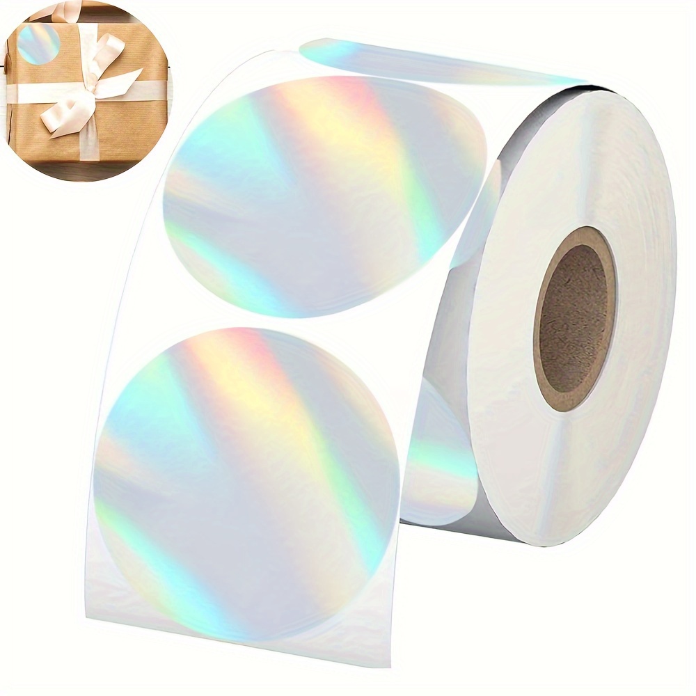 MUNBYN 2 Transparent Clear Thermal Label | 500 Labels per Roll