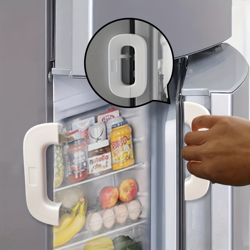  Goaika - Cerradura para nevera, cerradura de refrigerador con  contraseña de 3 dígitos, cerradura de seguridad para niños con adhesivo  fuerte, para armarios, cajones, ventanas, despensas y más, fácil de instalar