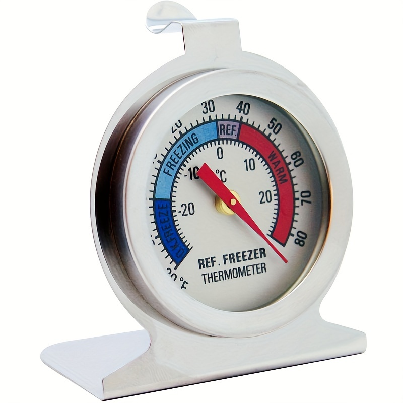 Magnetic Thermometer With Stand Fridge Freezer Room Temperature Gauge Dial