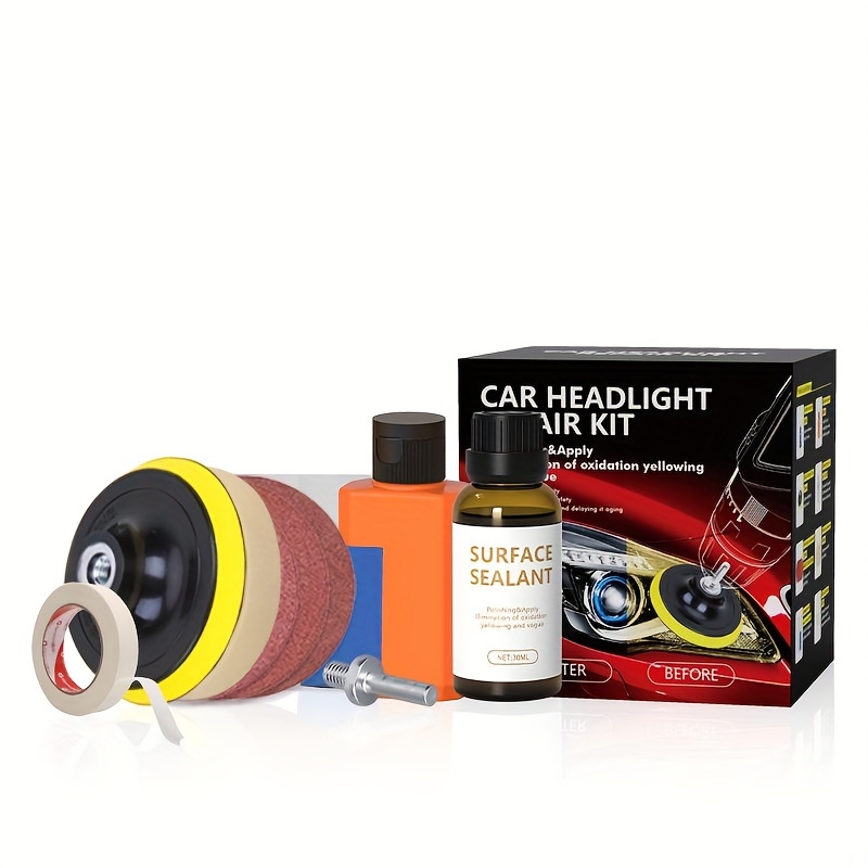 DIY 4 step headlight cleaner #diyproject #carcleaning #cars #diy #head, car  headlight cleaner