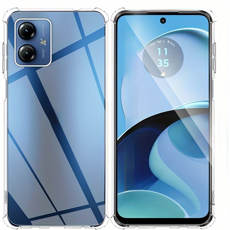 For Motorola Moto G84 Case For Moto G84 Cover 6.5 inch Colorful Soft Edge  Silicone Transparent