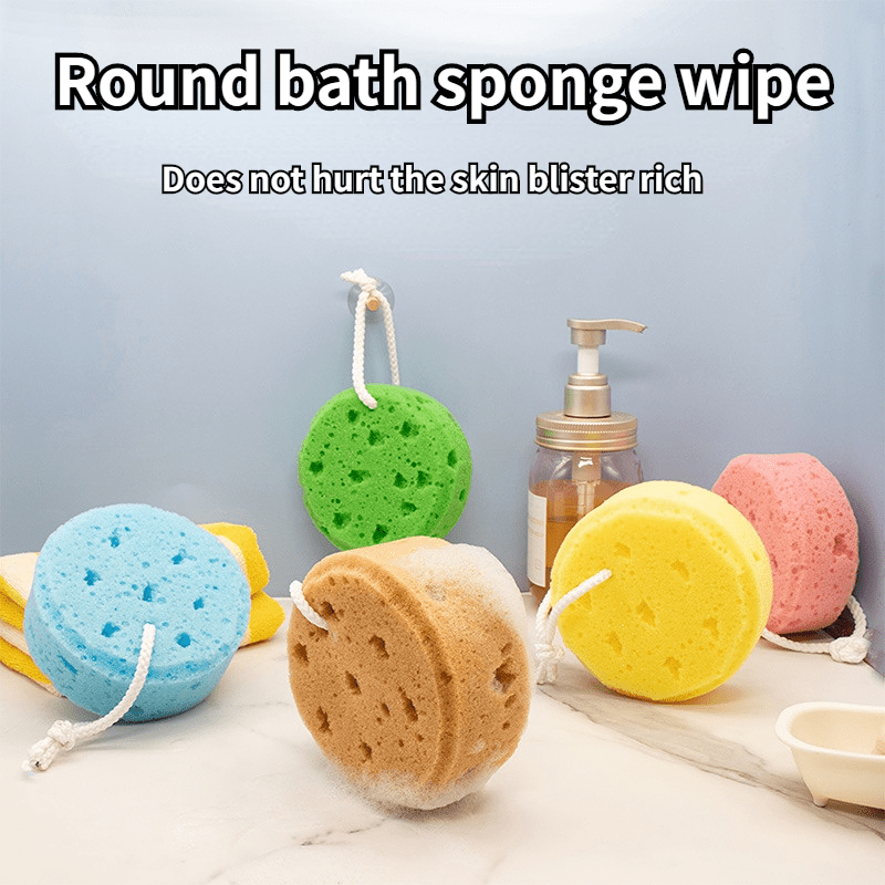  Baño de flores y flor para baño esponja exfoliante ducha suave  belleza herramientas esponja pie esponja con jabón : Belleza y Cuidado  Personal