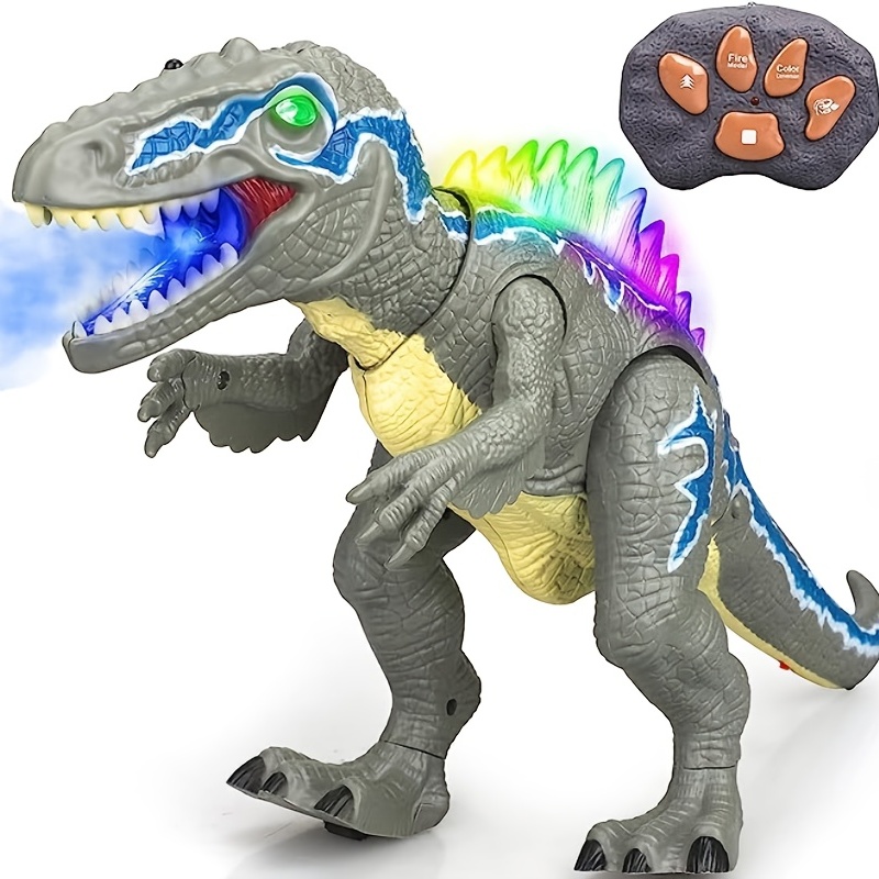 NEXBOX Jouet Dinosaure télécommandé pour Enfants - RC Dino électrique avec  Son et lumière, Marche, rugit, Twist, Cadeau d'anniversaire 3 4 5 6 7 8-12  Ans garçons et Filles : : Jeux et Jouets